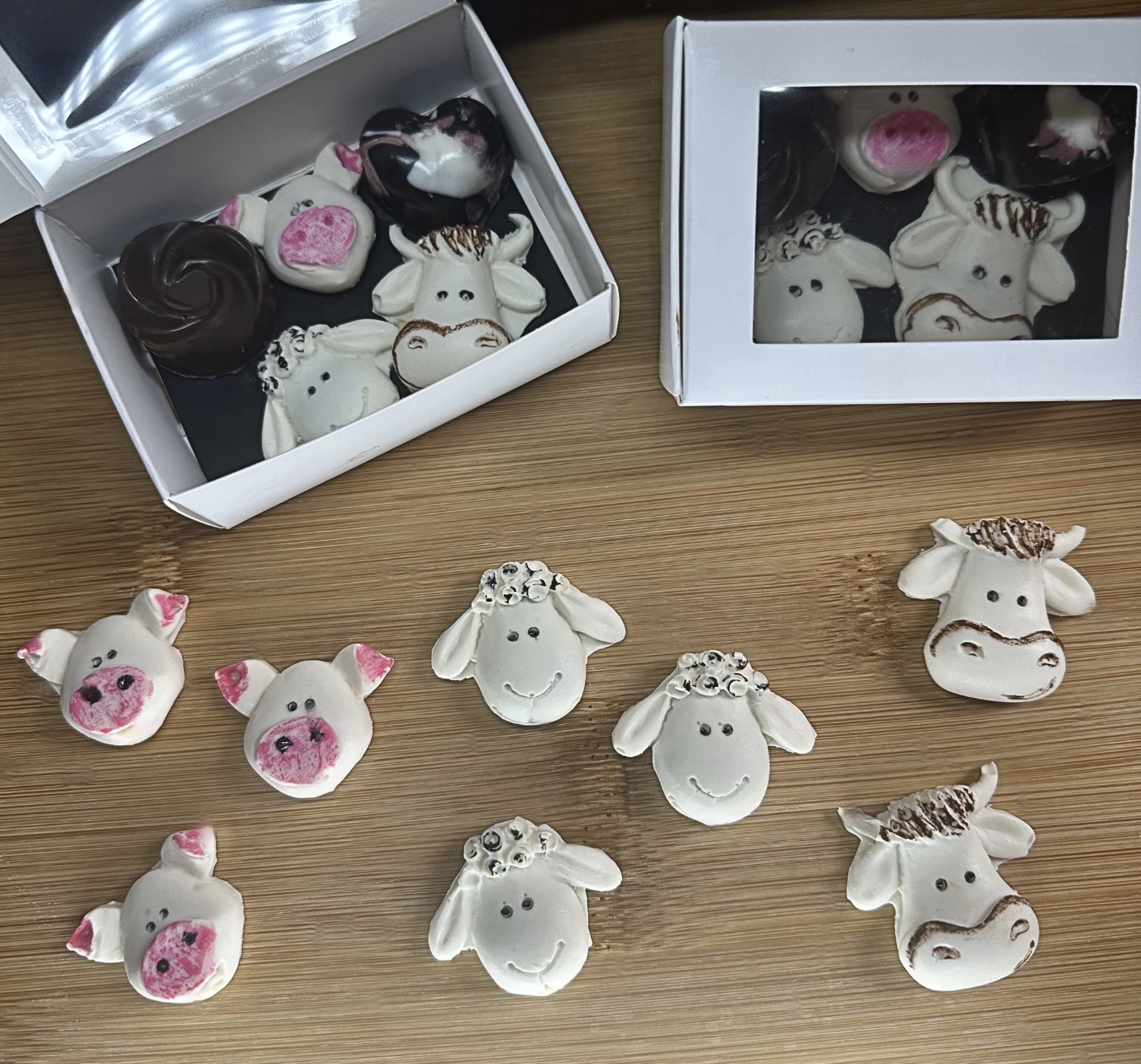 Mini Box Farm Animal Chocolates